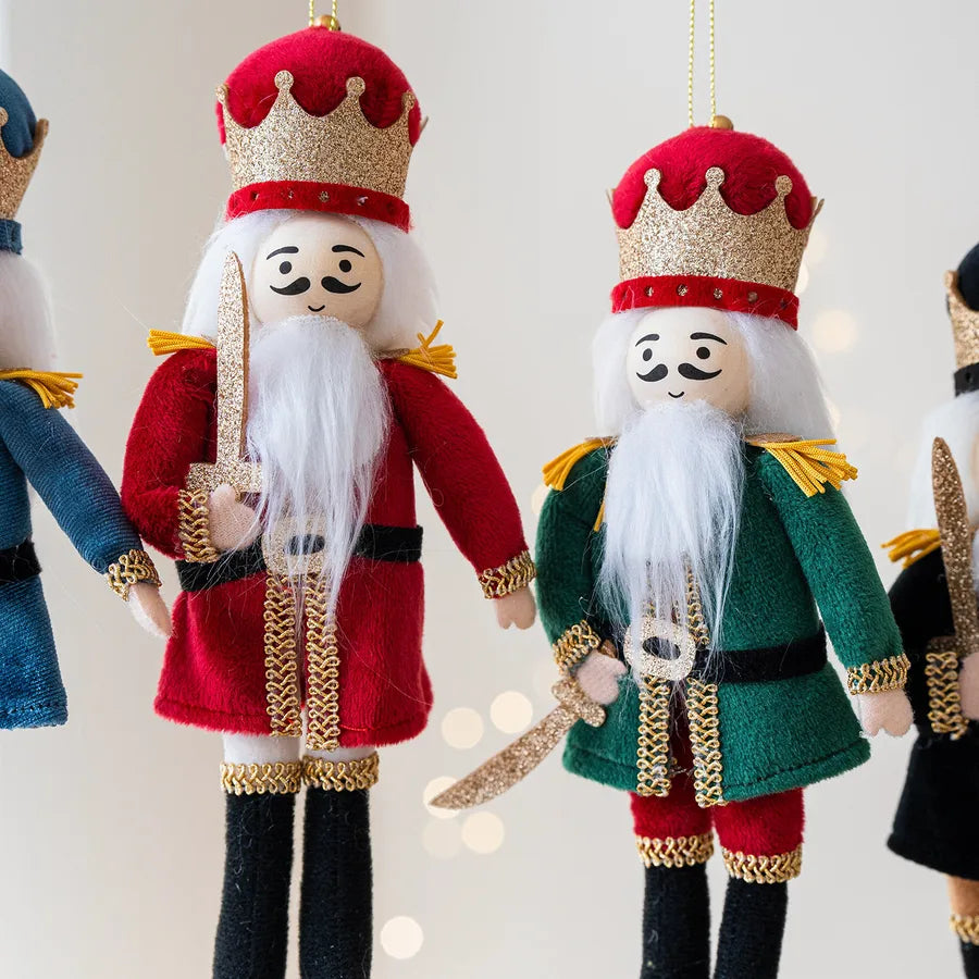 New Christmas Decorations Nutcracker Soldier Pendant Christmas Tree Decor Doll  Style Festive Accessories