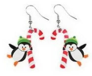 Cartoon Christmas Tree Deer Cow Cat Rainbow Earrings Women's Acrylic Animal Zodiac Letter Number Text Design Jewelry Accessories