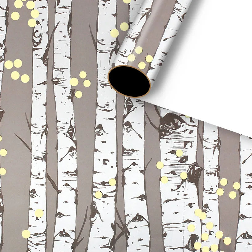 Christmas Casual Leaves Deer coated paper Party Gift Wrapping Supplies Gift Wrapping Supplies