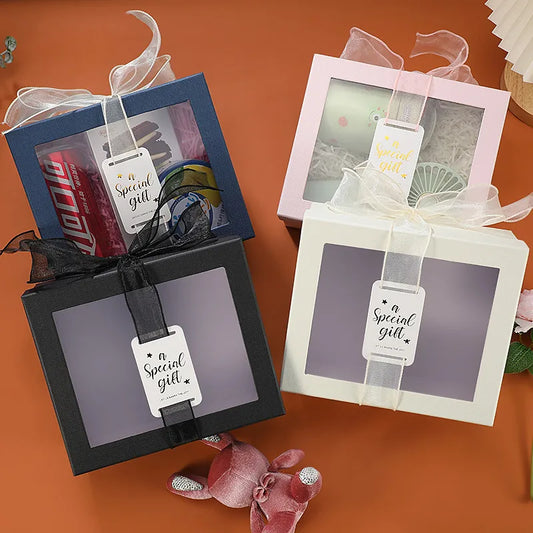 Window transparent gift box gift box Tanabata Valentine's Day gift box companion gift box birthday gift box wholesale