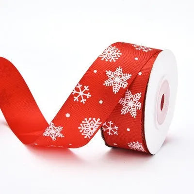 Christmas Decorative Ribbon 1cm 2cm Small Roll Colorful New Year Holiday Gift Wrapping Tassel Ribbon Jewelry Packaging Rope