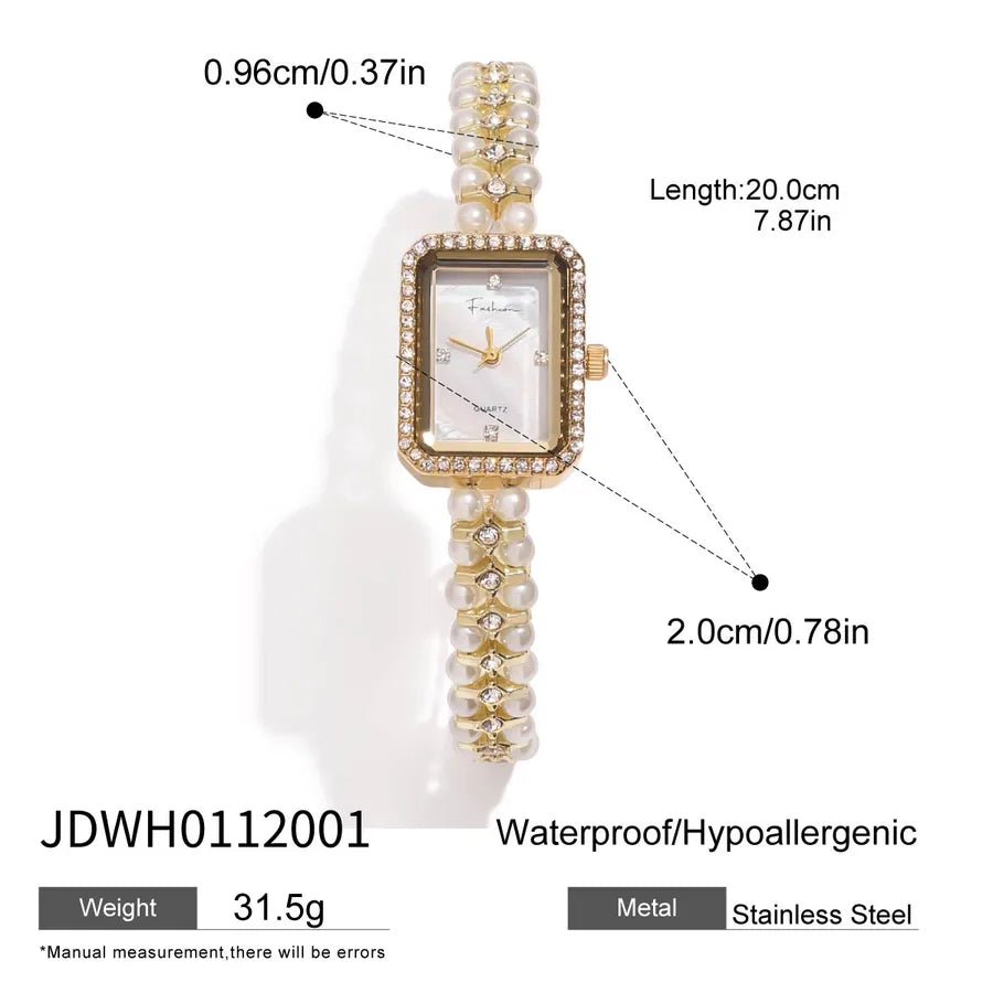 Basic Simple Style Commute Geometric Quartz Watch Women's Watches