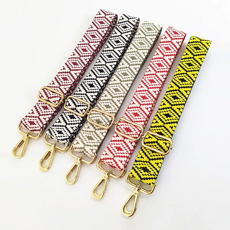 jacquard accessories adjustable shoulder crossbody bag replacement long straps
