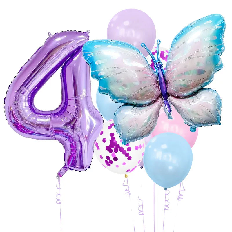 Birthday Simple Style Classic Style Color Block Aluminum Film Birthday Festival Balloons