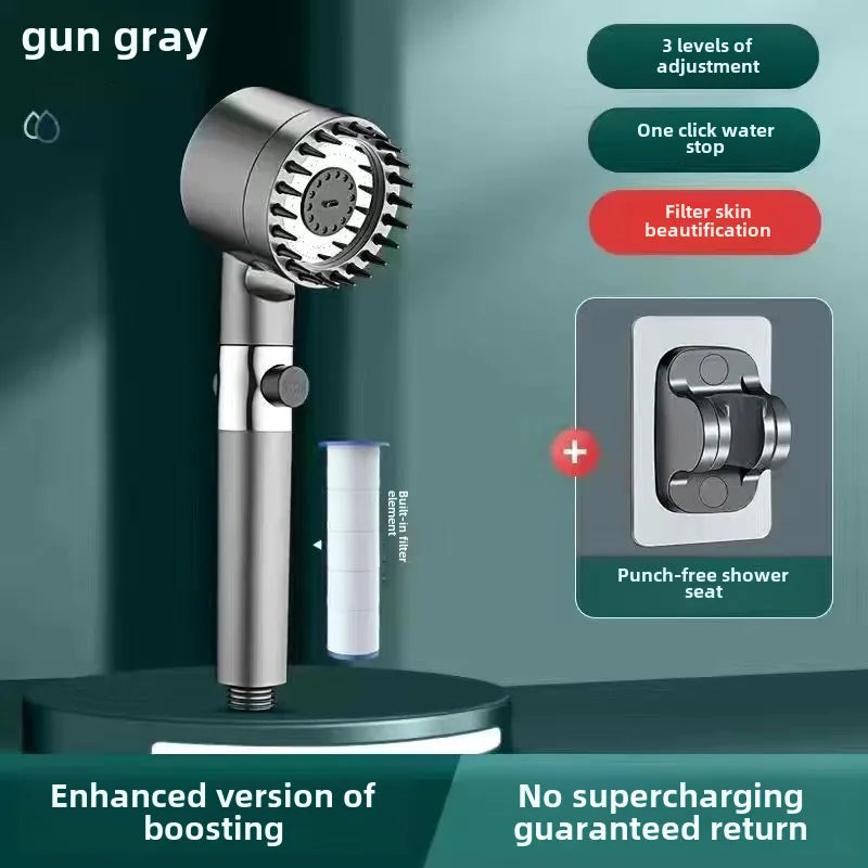 Wearing spray pressurized shower nozzle shower head suit wholesale household handheld shower head bathroom bracket wholesale
