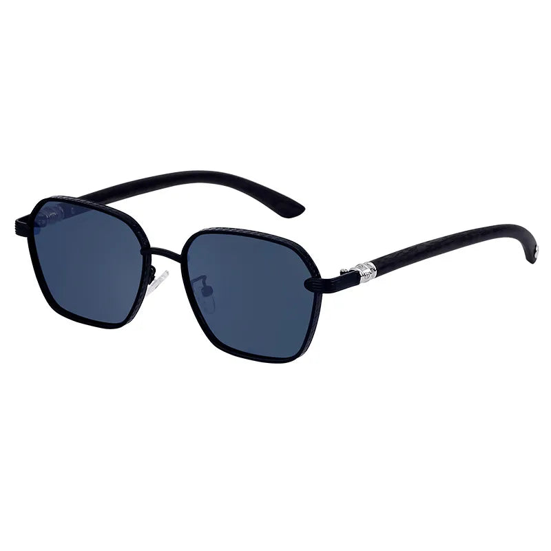 Vacation Classic Style Solid Color Pc Square Full Frame Men's Sunglasses