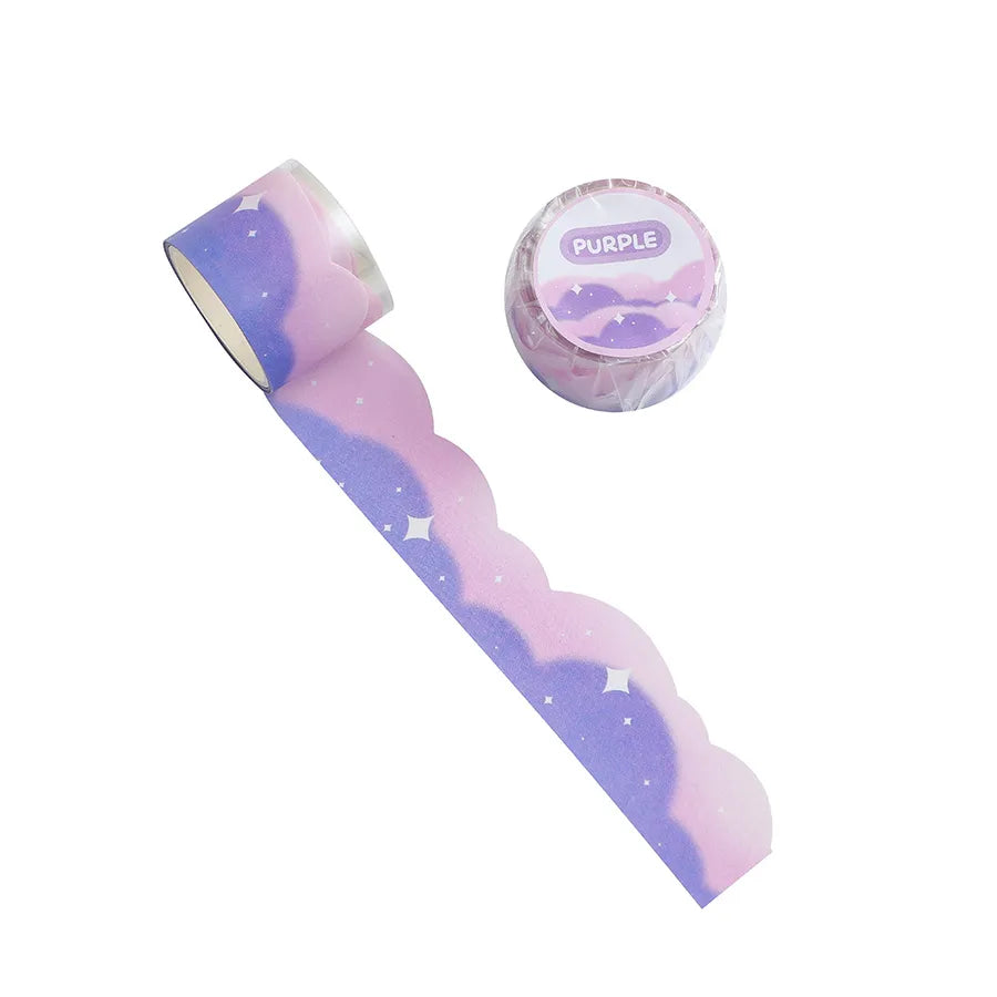 ins korean cartoon cute cloud tape girl hand account diy decorative stickers paper adhesive tape student and paper adhesive tape