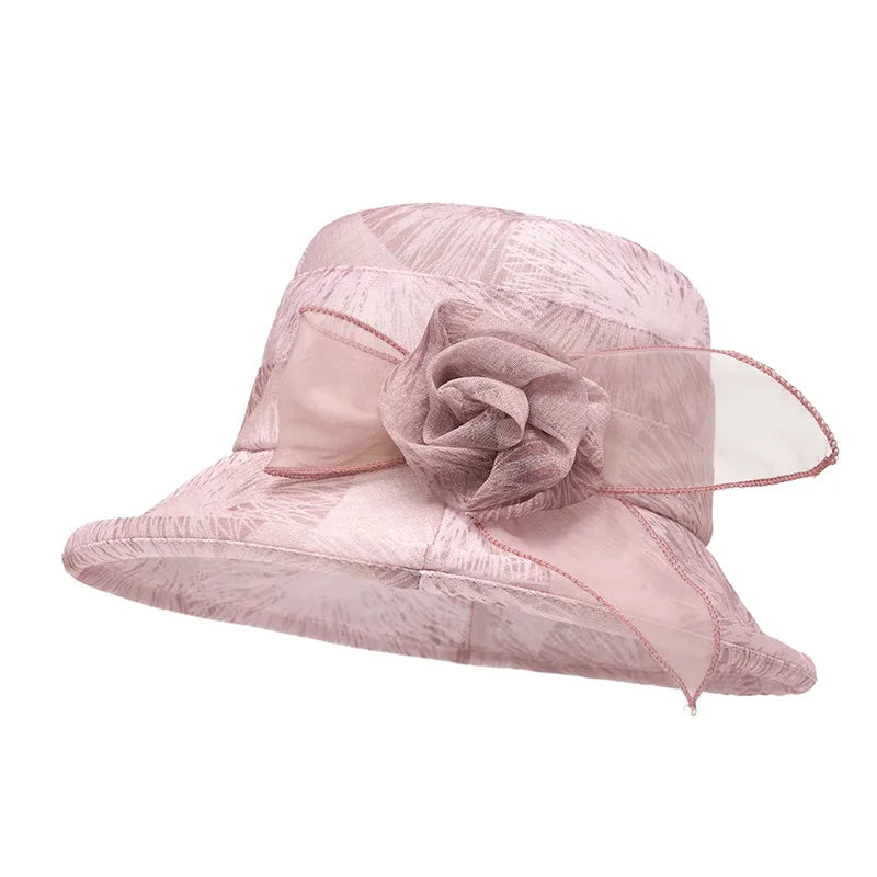 Women's Casual Elegant Simple Style Solid Color Wide Eaves Bucket Hat