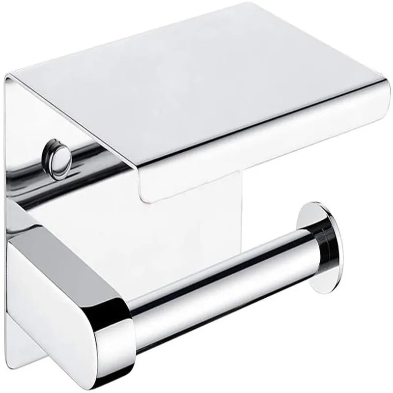 Casual Solid Color 304 Stainless Steel Tissue Holder