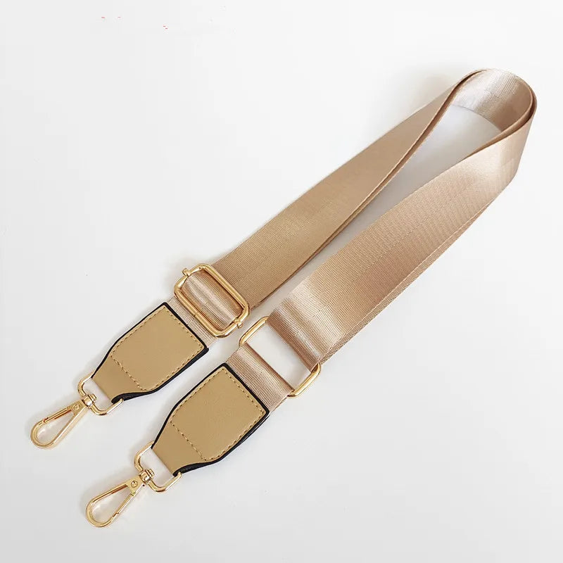 Bag strap shoulder strap solid color men's bag with nylon shoulder crossbody lengthened replacement belt bag accessories 3.8cm bag broadband