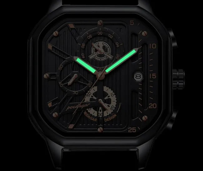 sports geometric buckle quartz men's watches