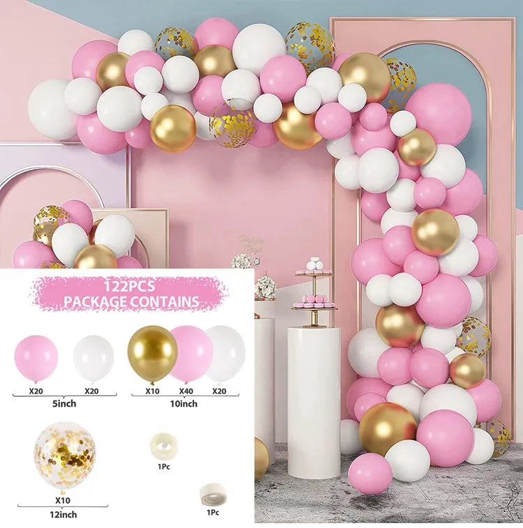 10 Series Birthday Party Decoration Balloon Suit Balloon Chain Arch Wedding Wedding Room Scene Arrangement
