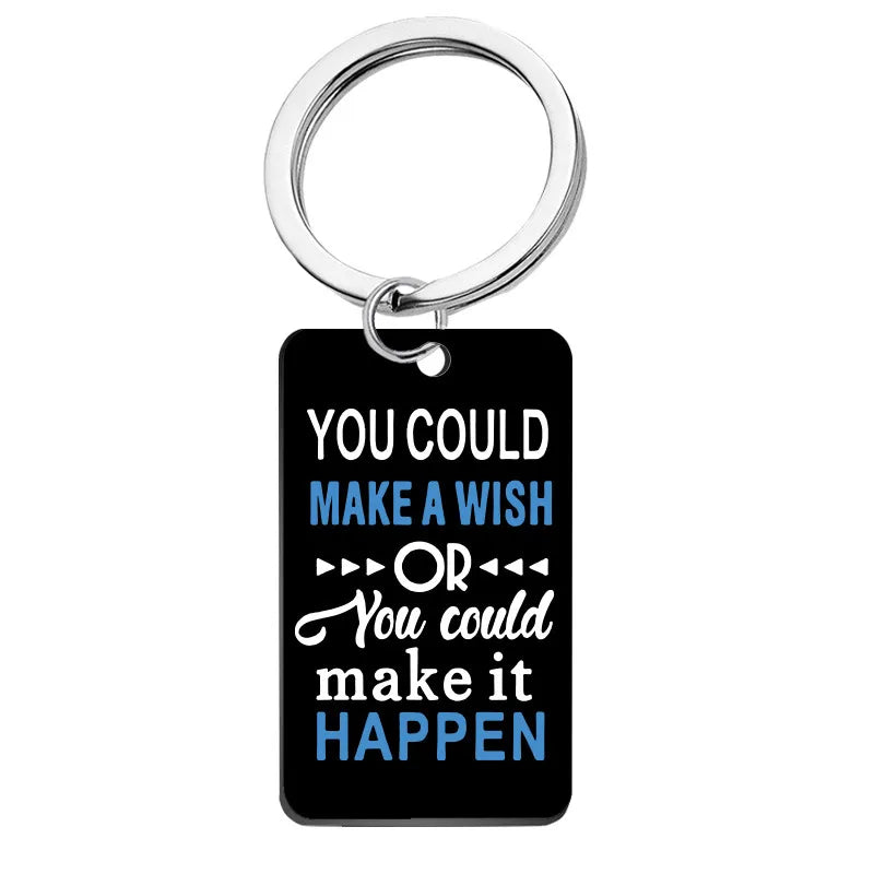 Simple Style Letter Arylic Unisex Keychain