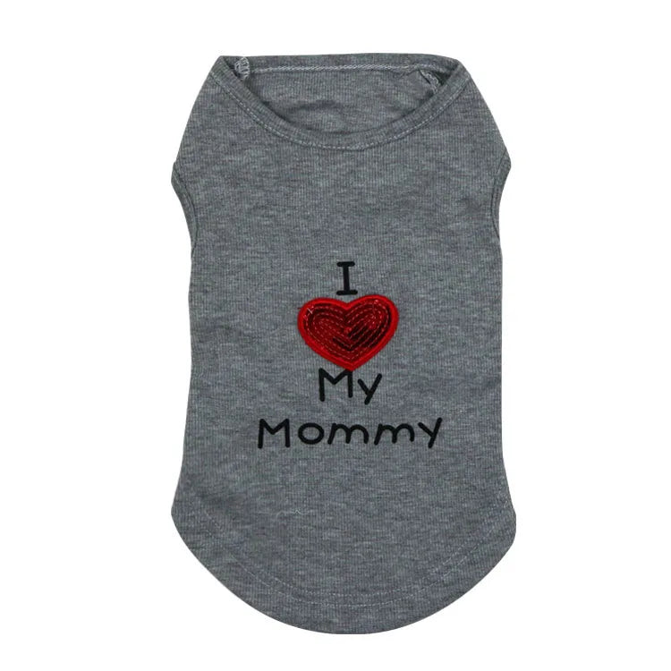 Casual Thread Letter Pet Clothing