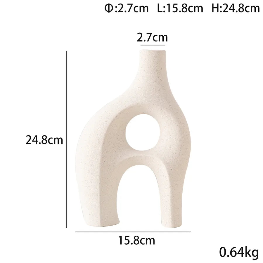 simple style irregular ceramics ornaments artificial decorations