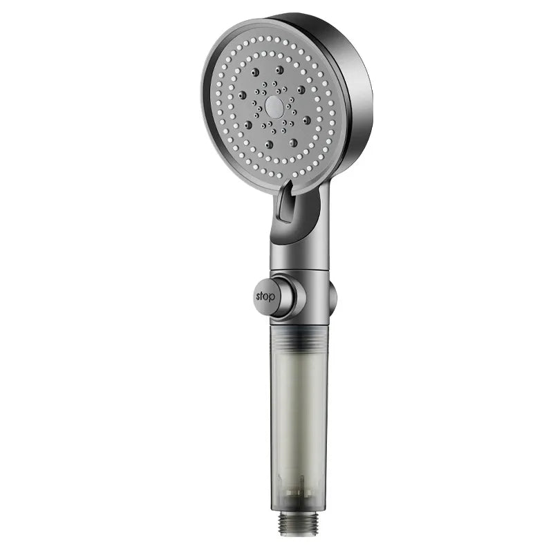 Pressurized Shower Nozzle Handheld Shower Set Shower Bath Heater Pressurized Rain Shower Head Bath Water Heater