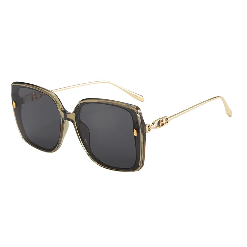 Casual Elegant Retro Solid Color Pc Square Full Frame Women's Sunglasses