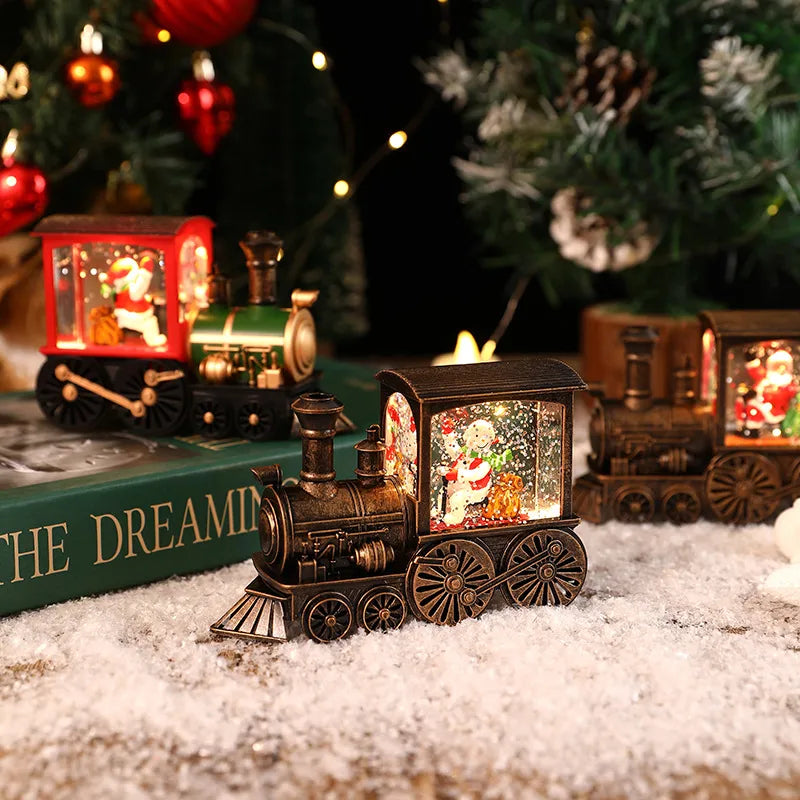 Christmas Cartoon Style Cute Santa Claus Snowman Plastic Indoor Party Festival Ornaments