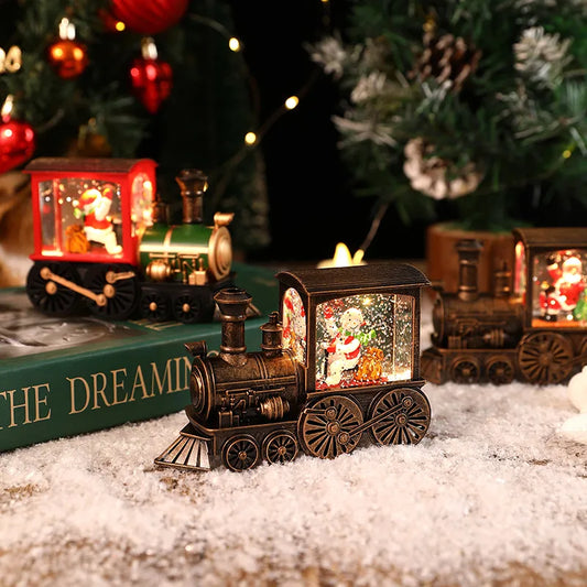 Christmas Cartoon Style Cute Santa Claus Snowman Plastic Indoor Party Festival Ornaments