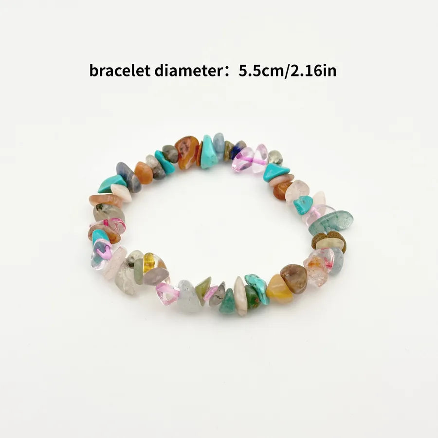 Vacation Bohemian Geometric natural stone turquoise Bracelets In Bulk