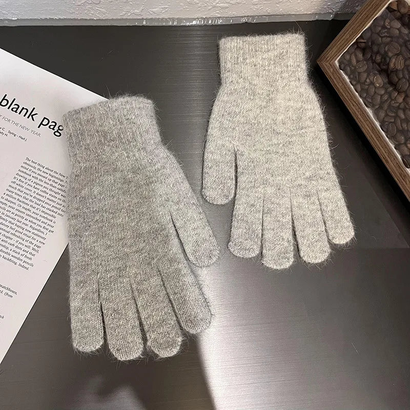 Unisex Basic Lady Simple Style Solid Color Gloves