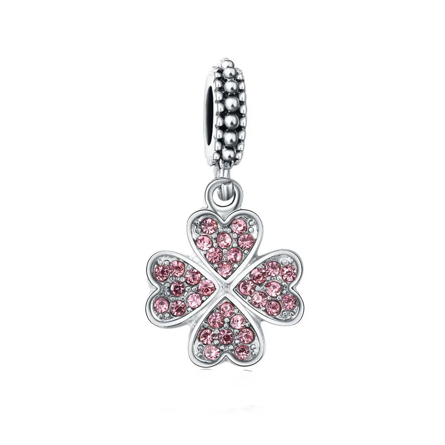 1 Piece Diameter 10mm Alloy Coconut Tree Heart Shape Bow Knot Pendant