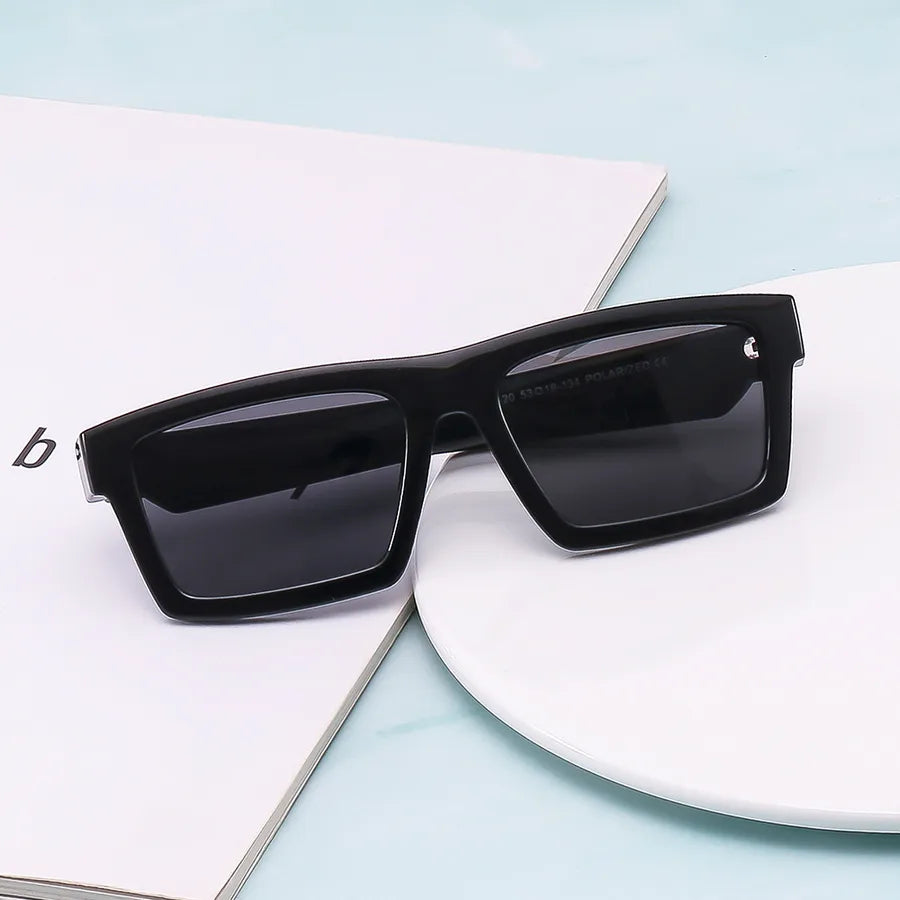 Casual Elegant Solid Color Pc Square Full Frame Men's Sunglasses