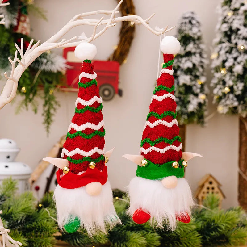 Christmas Cartoon Style Cute Christmas Hat Polyester Indoor Party Festival Hanging Ornaments