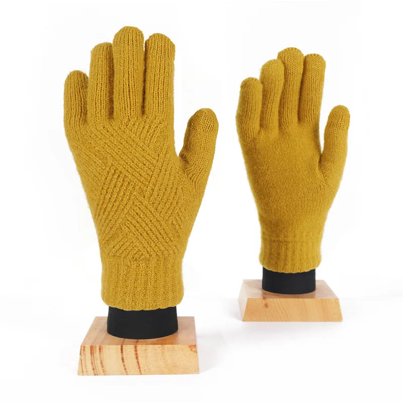 women's casual solid color gloves 1 pair