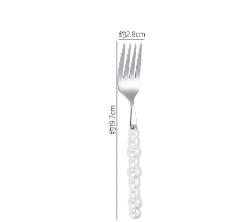 baroque style solid color stainless steel tableware 1 piece 1 set