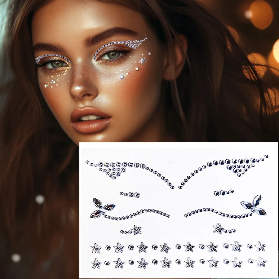 Classic Style Solid Color Plastic Tattoos & Body Art 1 Piece