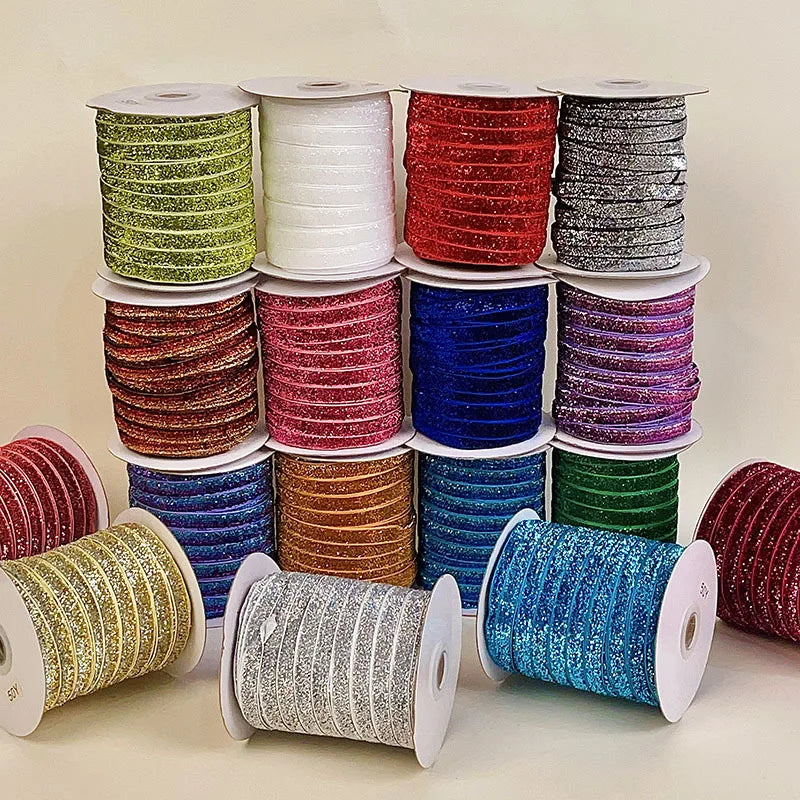 Classic Style Solid Color Gold and Silver Wire Holiday Banquet Daily Party Supplies Gift Wrapping Supplies 1 Roll