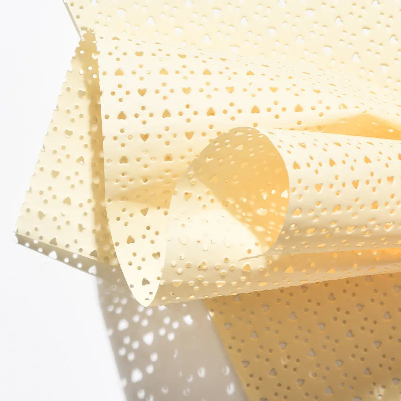 Romantic Simple Style Heart Shape Paper Date Festival Gift Wrapping Supplies Party Supplies Gift Wrapping Supplies 5 PCS/Package