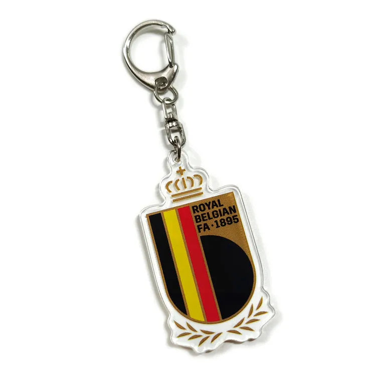 Modern Style National Flag Symbol Acrylic Unisex Keychain