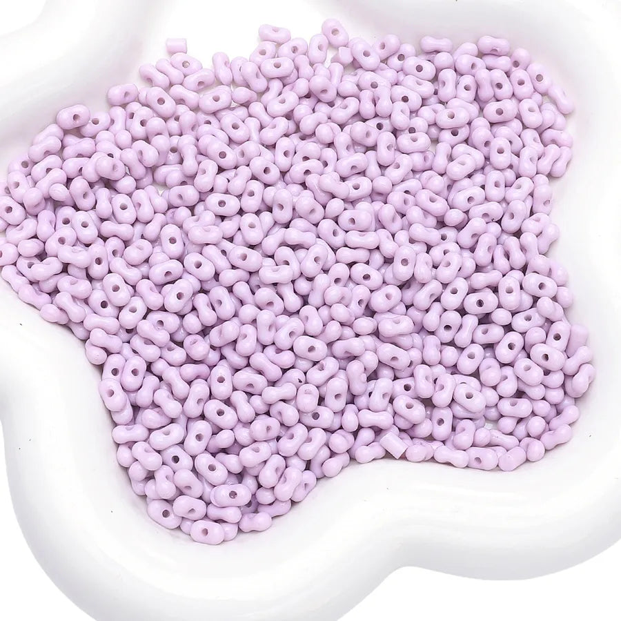 1 Set Arylic Solid Color Beads
