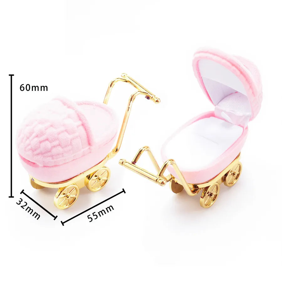1 Piece Flannel Simple Style Classic Style Daily Angel Crown Strawberry Jewelry Boxes
