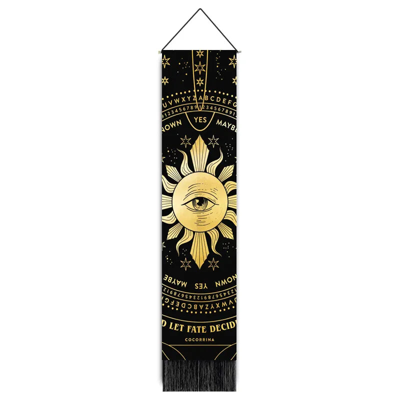 glam classical landscape polyester tapestry artificial decorations