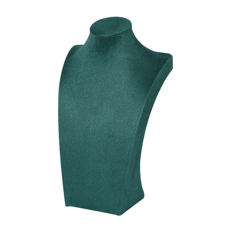 1 Piece PU Retro Solid Color Jewelry Display Bust