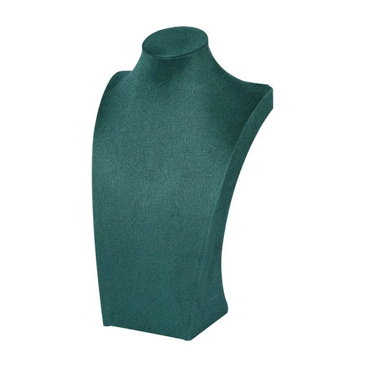1 Piece PU Retro Solid Color Jewelry Display Bust