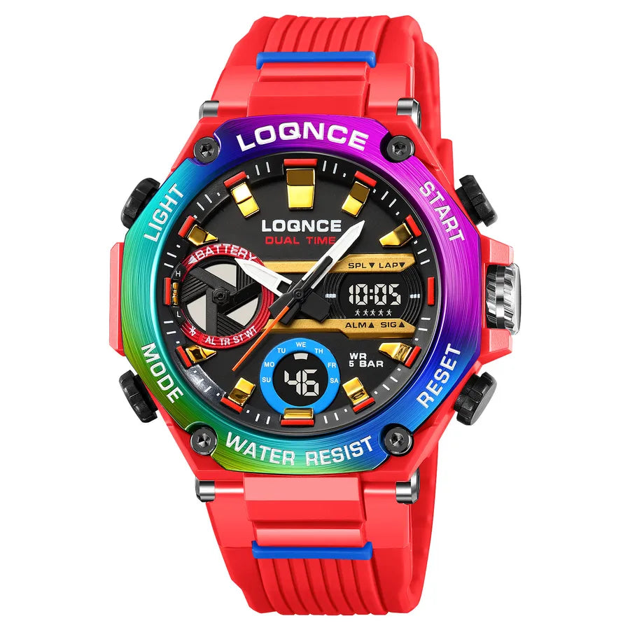 modern style solid color electronic men's watches
