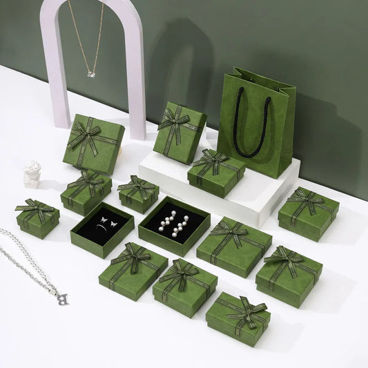 1 Piece Paper Simple Style Daily Solid Color Flower Jewelry Boxes
