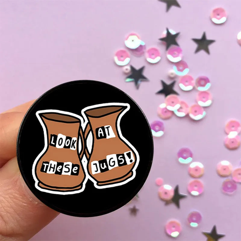 Casual Cute Cartoon Letter Alloy Women's Brooches