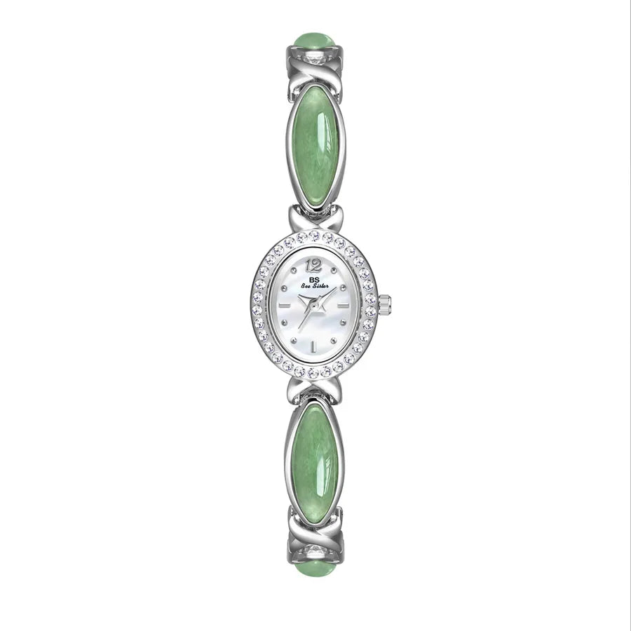 Elegant Classic Style Solid Color Jewelry Buckle Quartz Watch