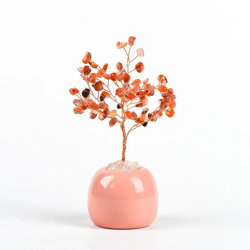 Simple Style Tree Crystal Ornaments Artificial Decorations