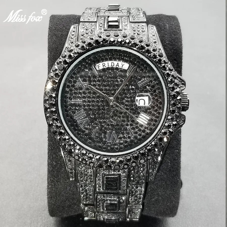 Business Geometric Butterfly Double Snap Quartz Men's Watches