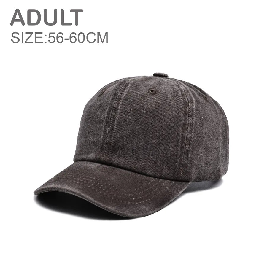 Children Unisex Streetwear Solid Color Baseball Cap