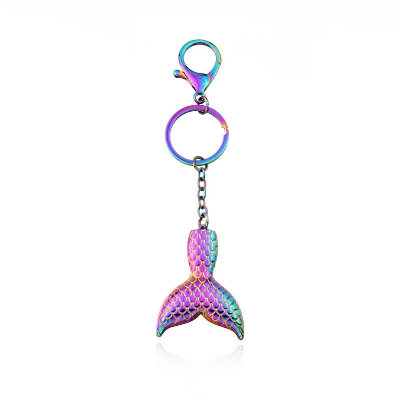 cute animal stainless steel alloy unisex bag pendant keychain