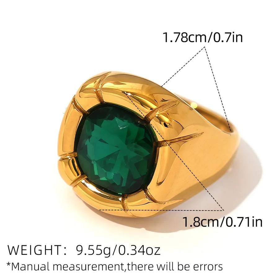 Wholesale Jewelry Vacation Beach Starfish 304 Stainless Steel 18K Gold Plated Rings