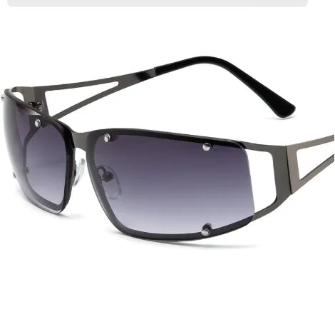Hawaiian Punk Street Geometric Ac Special-Shaped Mirror Full Frame Women's Sunglasses