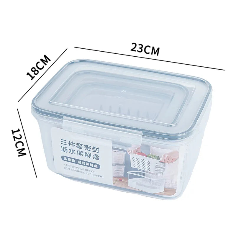 Simple Style Solid Color Plastic Storage Container Box